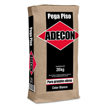 SACO PEGA PISO ECONOMICO PERDURA ADECON GRIS 20 KGS